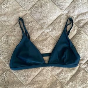 Black bikini triangle top